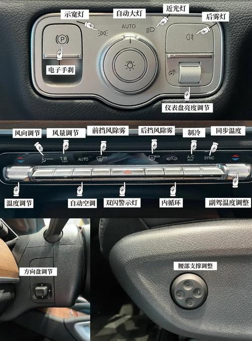 奔驰gle按键功能图解／奔驰gle320按键